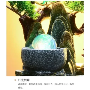 高山流水 招財流水盆 流水聚寶盆 流水擺件 招財擺飾 玄關擺飾 風水招財流水組 風水擺件 開幕送禮 入厝禮物