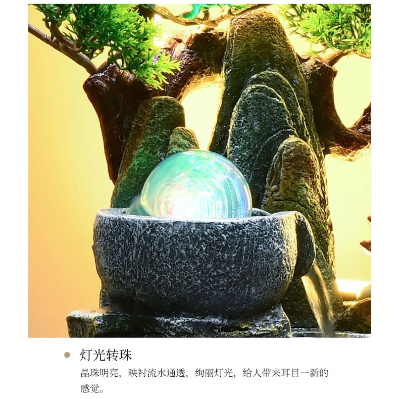 高山流水 招財流水盆 流水聚寶盆 流水擺件 招財擺飾 玄關擺飾 風水招財流水組 風水擺件 開幕送禮 入厝禮物